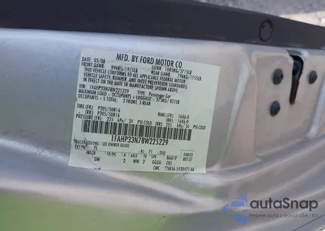 2008 Ford Focus Ses from USA, damaged, VIN 1FAHP33N78W225229